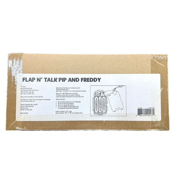 Disney Juniors T.O.T.S. Flap N’ Talk Pip And Freddy 20” Plush Stuffed Animal - Picture 3 of 4